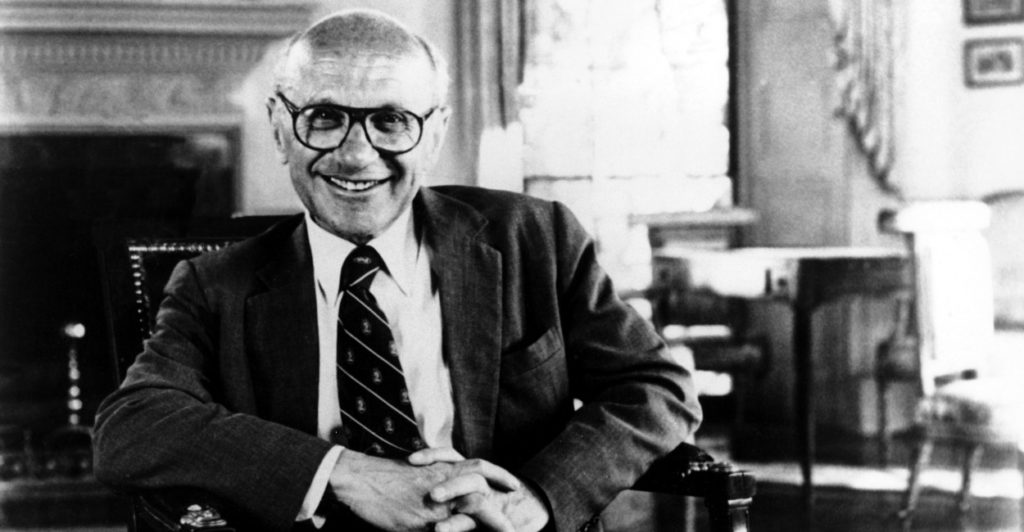 Triết gia Milton Friedman. Ảnh: dailysignal.com.