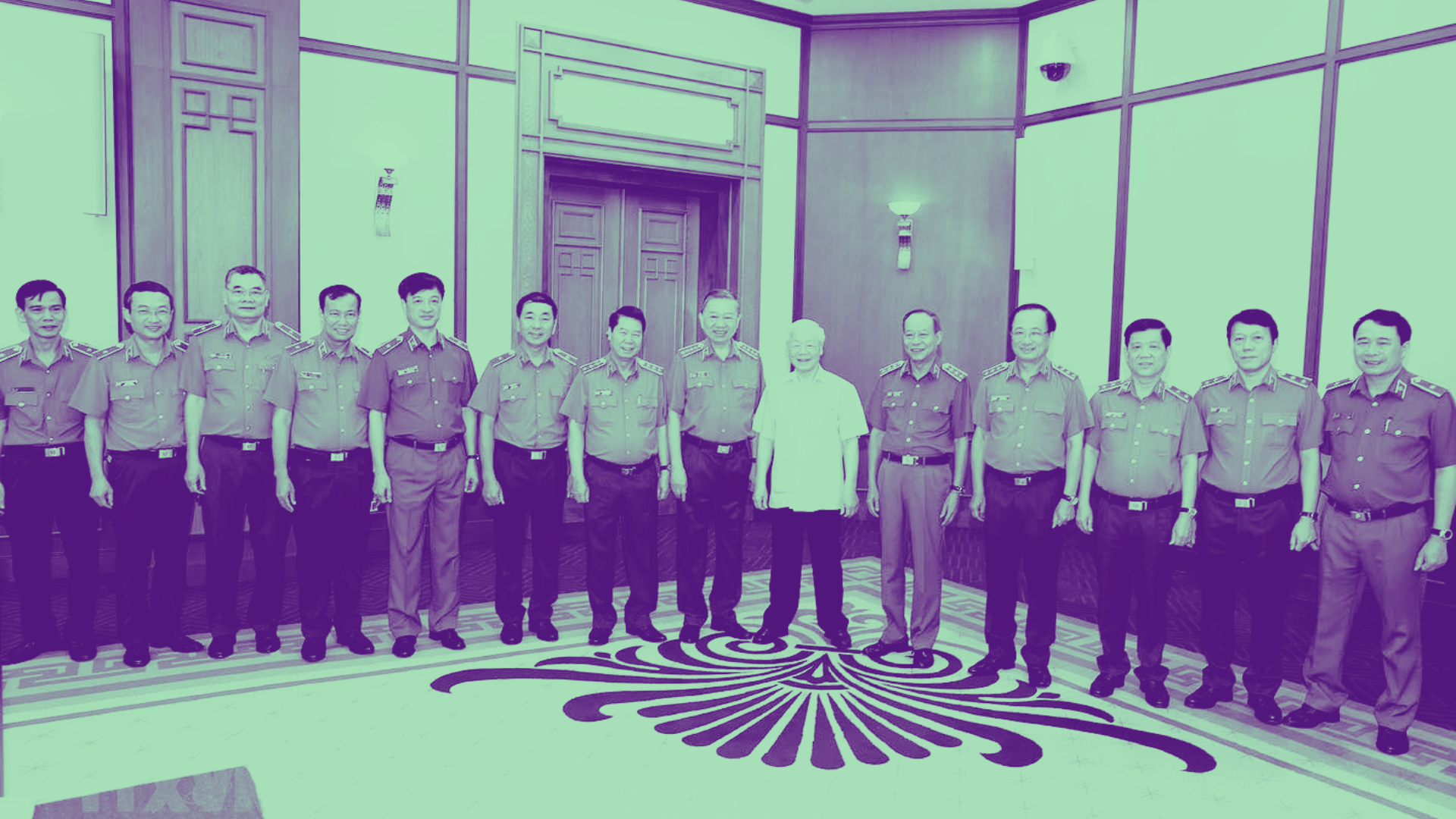 Tổng Bí thư, Chủ tịch nước Nguyễn Phú Trọng làm việc với Ban Thường vụ Đảng ủy Công an Trung ương ngày 21/9/2020. Ảnh: Trí Dũng/TTXVN.