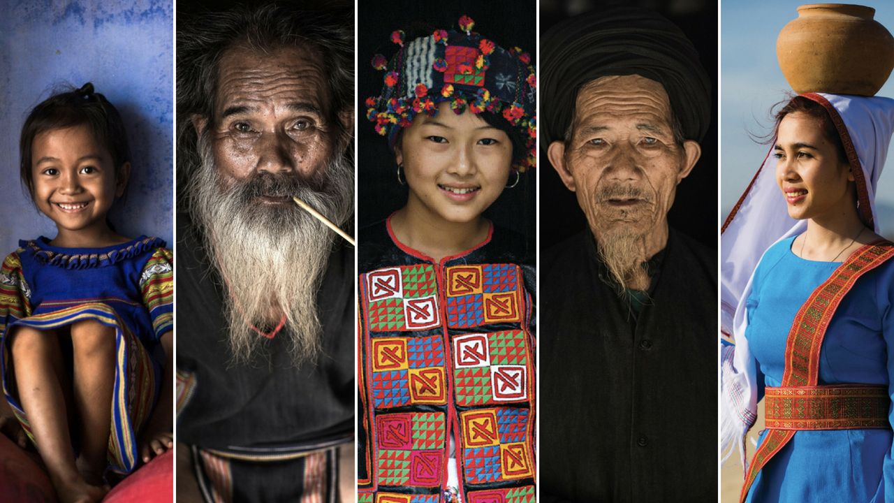 Với dân số gần 100 triệu người, Việt Nam có tới 54 sắc tộc khác nhau. Ảnh: Réhahn/ELLE.