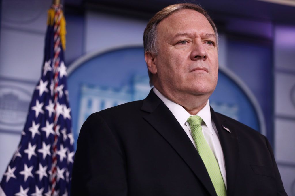 Ngoại trưởng Mỹ Mike Pompeo. Ảnh: Newsweek.