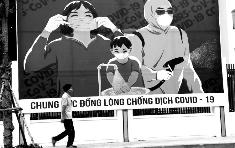 Hà Nội mùa dịch, ngày 1/4/2020. Ảnh: Getty Images.