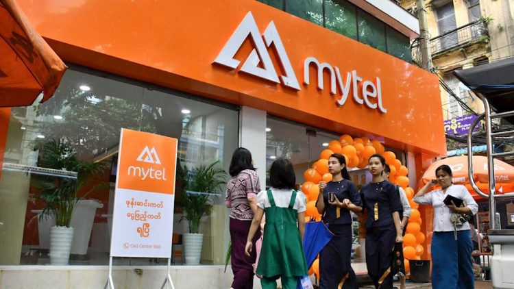 Một cửa hàng Mytel tại Yangon, Myanmar. Ảnh: Viettel.