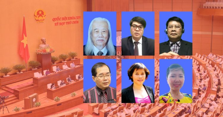 Đồ họa: Luật Khoa. Ảnh nền: Quochoi.vn. Ảnh nhân vật: nhiều nguồn.