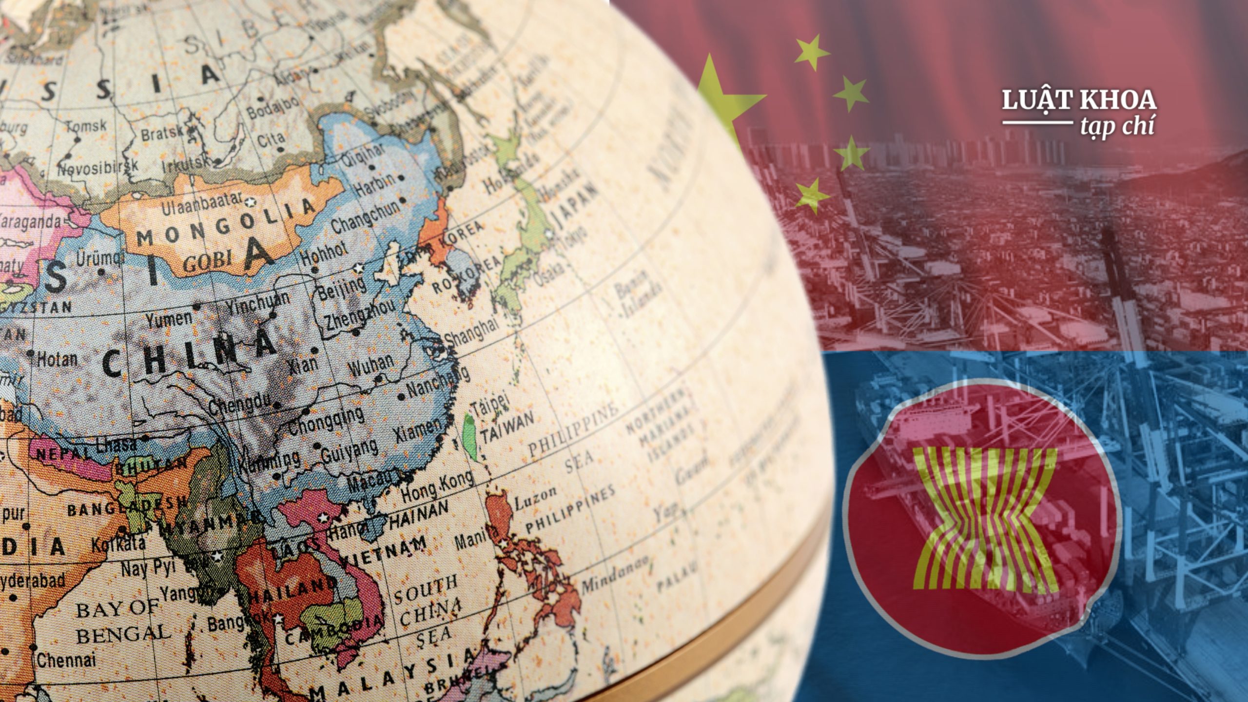 Tay siết chặt tay giữa bão thương chiến: ASEAN, Trung Quốc và CAFTA 3.0. Nguồn ảnh: Global Trade Review, Xinhua, CCTV. Đồ họa: Thiên Tân / Luật Khoa.