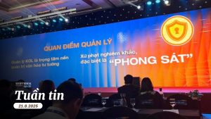 Khung cảnh hội nghị KOL Summit 2025 do Bộ Công an tổ chức hôm 19/8 tại Hà Nội. Ảnh: Huỳnh Duy/Kenh14.