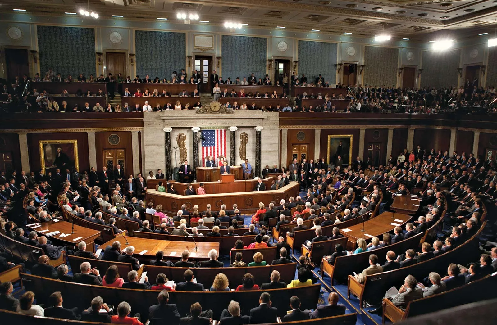 Một phiên họp lưỡng viện Quốc hội tại thủ đô Washington, D.C. của Mỹ. Ảnh: Lawrence Jackson/Official White House.
