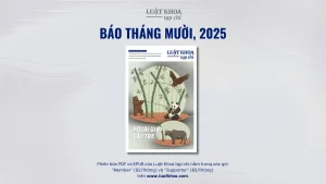 Luật Khoa ra mắt số báo tháng Mười – 2025