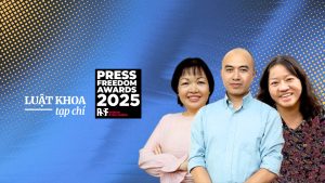 Luật Khoa được đề cử Giải thưởng Tự do Báo chí 2025