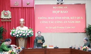 Thứ trưởng Công an Trần Quốc Tỏ. Ảnh: Báo Công an Nhân dân.