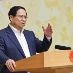 Thủ tướng Phạm Minh Chính trong cuộc họp ngày 12/1/2026. Ảnh: Nhật Bắc/VGP News.