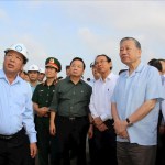 Tổng Bí thư Đảng Cộng sản Tô Lâm kiểm tra tiến độ xây dựng sân bay Long Thành ngày 13/11/2025. Ảnh: Văn Dũng / Báo Đại biểu Nhân dân.