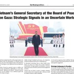 Bản chụp bài quảng cáo về ông Tô Lâm trên tờ The Washington Times. Ảnh: VietnamPlus.