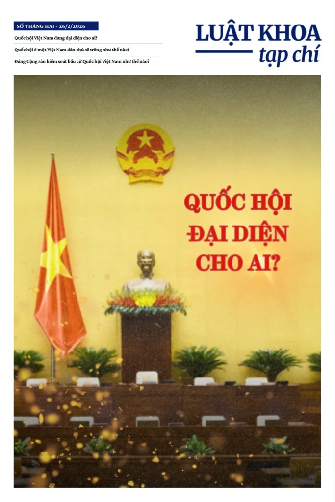 Báo tháng Hai – 2026: Quốc hội đại diện cho ai?