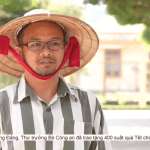 Ông Y Quỳnh B’Đắp ở phóng sự của kênh ANTV.